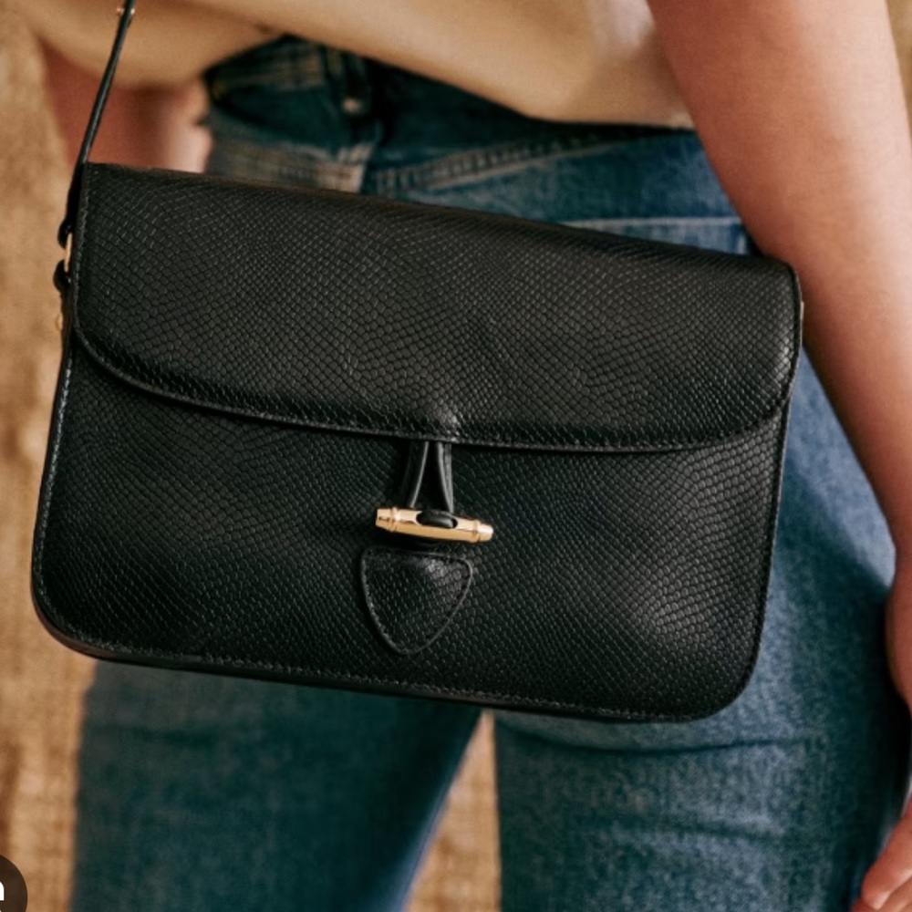 Sezane Black Milo Back Noir Serpent